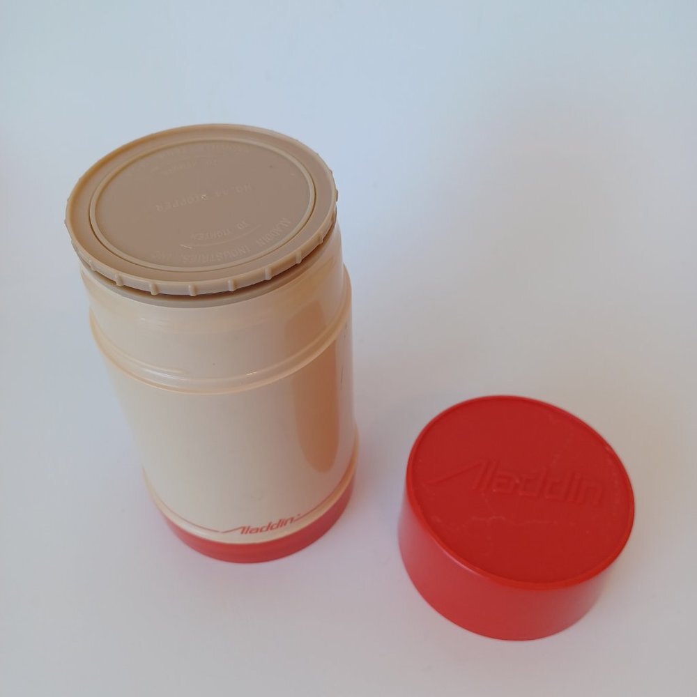 Aladdin Vintage Thermos Classic Red Wide Mouth - Picture 9 of 13
